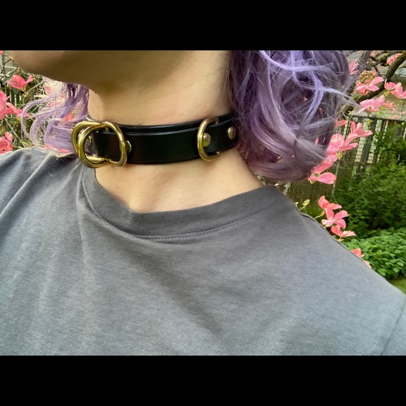 Custom leather collar - Picture 2 of 3